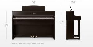 Kawai CA701 размеры и вес